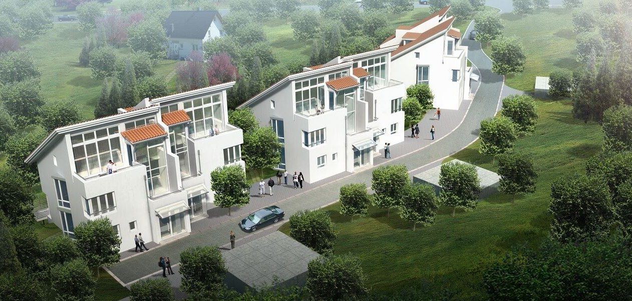 3D Visualisierung Mehrfamilienhäuser